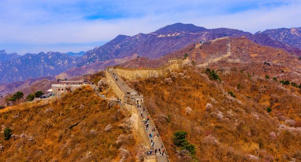 Great wall of china mutianyu section